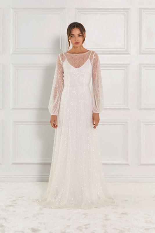 Brudepikekjole Calina